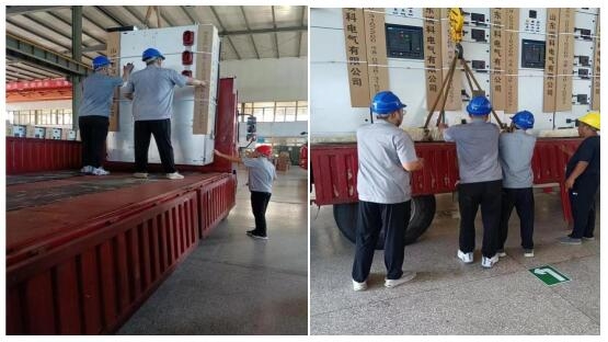 工人装车发货,为高 效运营加码!